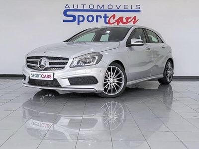 Cinza Usado 2014 Mercedes A200 AMG line | € 17.250