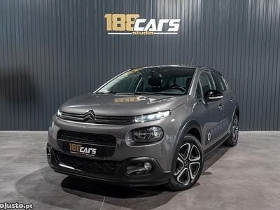 Cinza Usado 2017 Citroën C3 Feel Citadino | € 10.750 (Preço justo)