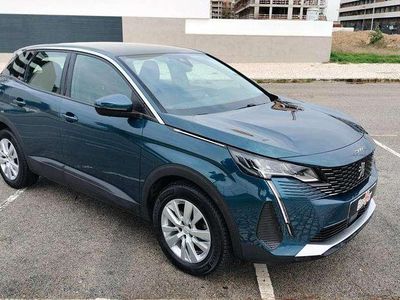 Azul Usado 2021 Peugeot 3008 Business-Line SUV | € 21.250 (Preço justo)