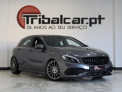 Usado Mercedes A180 AMG line 109 HP (80 kW) 2016 Cinza