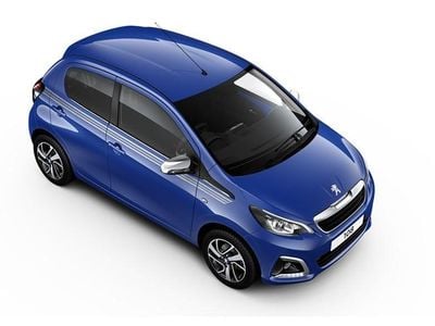Azul Usado 2019 Peugeot 108 Allure | € 10.990 (Preço justo)
