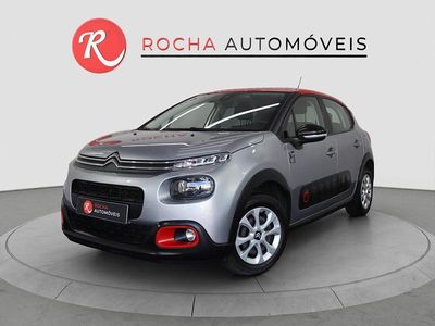 Cinza Usado 2019 Citroën C3 PureTech Citadino | € 10.690 (Preço justo)