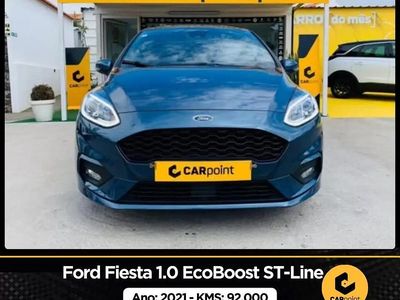 Usado Ford Fiesta ST-Line 95 HP (69 kW) 2021 Azul Citadino