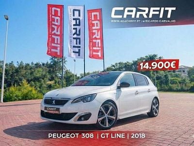Usado Peugeot 308 GT-line 130 HP (95 kW) 2018 Branco Sedan