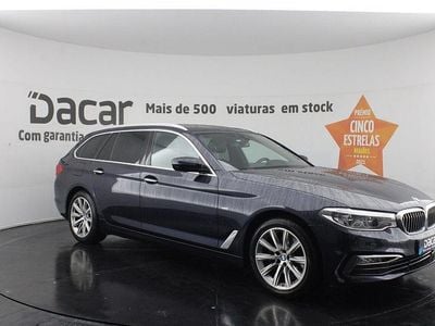 Azul Usado 2018 BMW 520 Luxury Line Carrinha | € 27.499 (Preço justo)