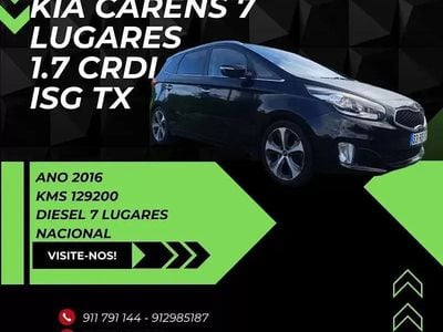 Usado Kia Carens 141 HP (103 kW) 2016 Preto Monovolume
