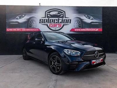 Azul escuro Usado 2020 Mercedes E300 AMG line Carrinha | € 38.900 (Preço elevado)