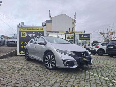 Cinzento Usado 2016 Honda Civic | € 15.997 (Preço justo)