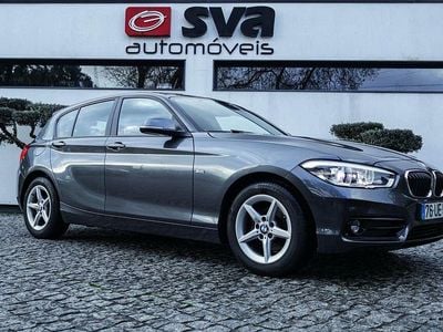 Cinza Usado 2018 BMW 116 Sport Line Citadino | € 18.450 (Preço justo)