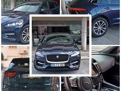 Azul Usado 2017 Jaguar F-Pace SUV | € 29.900 (Preço elevado)