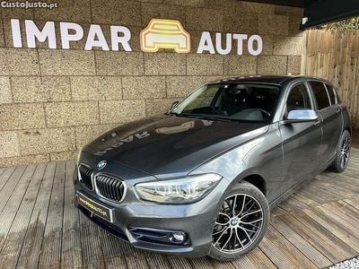Cinza Usado 2018 BMW 116 Sport Line Citadino | € 17.900 (Preço justo)