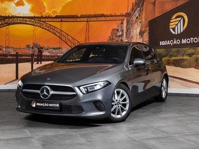Cinza Usado 2018 Mercedes A180 Progressive | € 22.400 (Preço justo)