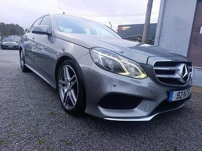 Usado Mercedes E300 AMG line 231 HP (169 kW) 2013 Cinza Sedan