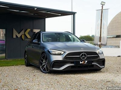 Cinza Usado 2022 Mercedes C220 AMG line Carrinha | € 39.990 (Caro)