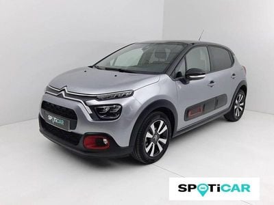 Cinzento Usado 2021 Citroën C3 PureTech Citadino | € 12.750 (Preço justo)
