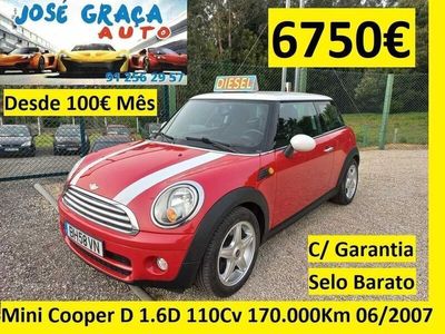 usado Mini Cooper D 1.6D 110Cv 170.000Km SELO BARATO 06/2007