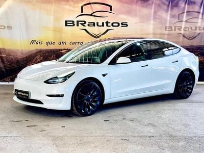 Branco Usado 2022 Tesla Model 3 Performance Sedan | € 39.900 (Caro)