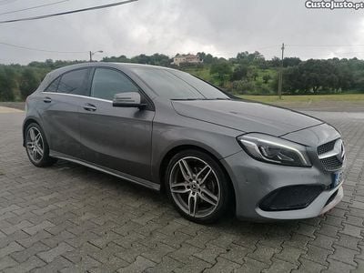 Usado Mercedes A200 AMG line 136 HP (100 kW) 2017 Cinza Citadino