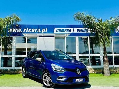 Usado Renault Clio IV 120 HP (88 kW) 2017 Azul Carrinha