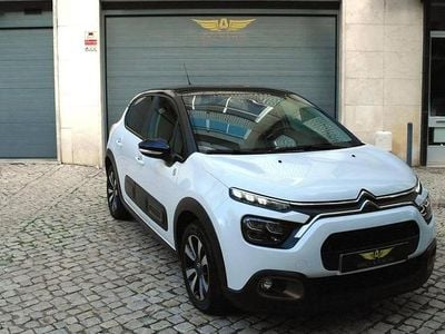 Branco Usado 2022 Citroën C3 PureTech Citadino | € 12.450 (Bom preço)