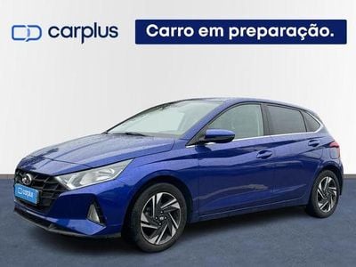 Usado Hyundai i20 Comfort 84 HP (61 kW) 2021 Azul Citadino