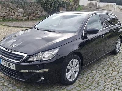 Preto Usado 2015 Peugeot 308 Active Carrinha | € 9.500 (Preço justo)