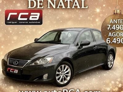 Cinza Usado 2009 Lexus IS220d Executive Line Sedan | € 6.490