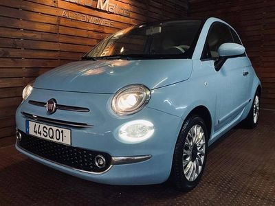Azul Usado 2017 Fiat 500 | € 9.990 (Bom preço)