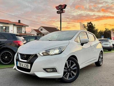 Usado Nissan Micra S 90 HP (66 kW) 2018 Branco Citadino