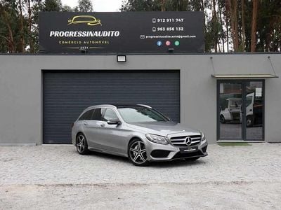 Usado Mercedes C300 231 HP (169 kW) 2015 Cinzento Carrinha