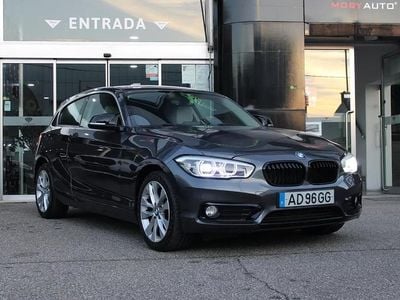 Usado BMW 116 Sport Line 116 HP (85 kW) 2016 Cinzento Citadino