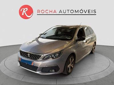 Cinzento Usado 2018 Peugeot 308 SW GT-line Carrinha | € 11.499 (Preço justo)