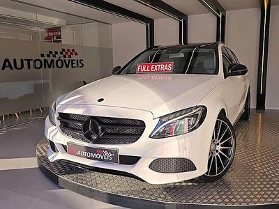 Branco Usado 2015 Mercedes C350e AMG line Carrinha | € 22.500