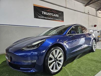 Azul Usado 2019 Tesla Model 3 Sedan | € 23.500 (Preço justo)