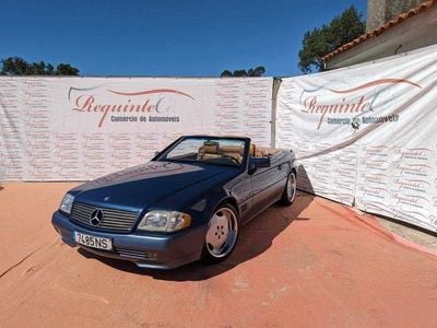 Usado Mercedes SL300 180 HP (132 kW) 1991 Azul Cabrios