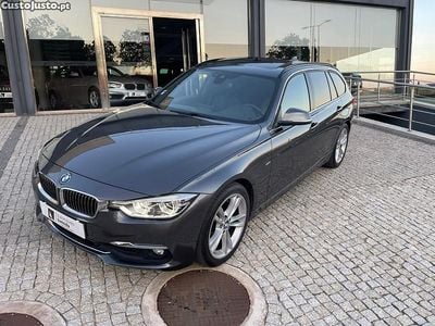 Cinza Usado 2018 BMW 320 Luxury Line Carrinha | € 27.500 (Caro)