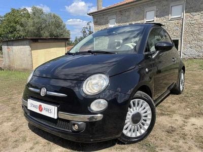 Preto Usado 2010 Fiat 500 Lounge Citadino | € 8.999 (Preço elevado)