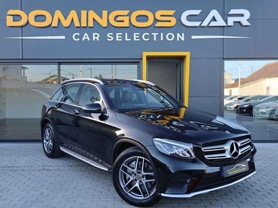 Preto Usado 2018 Mercedes GLC250 AMG line SUV | € 34.500 (Preço justo)