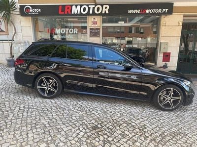 Preto Usado 2019 Mercedes C200 AMG line Carrinha | € 27.950 (Caro)