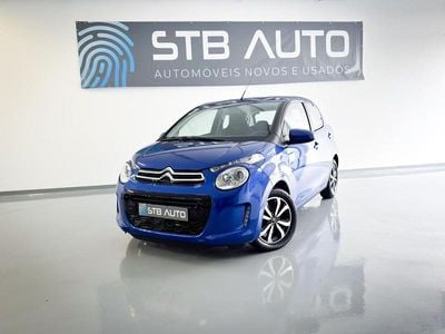 Azul Usado 2021 Citroën C1 Shine Citadino | € 11.890 (Preço elevado)