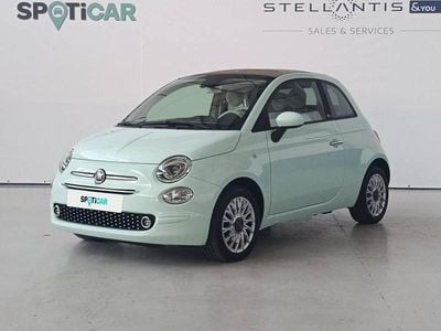 Verde Usado 2020 Fiat 500 Lounge Cabrios | € 14.900 (Preço elevado)