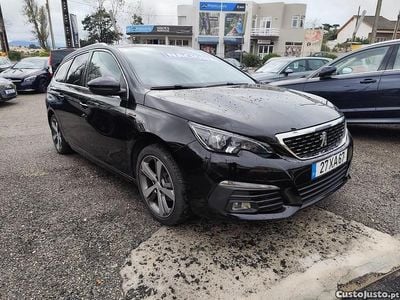 Usado Peugeot 308 SW GT-line 130 HP (95 kW) 2019 Preto Carrinha