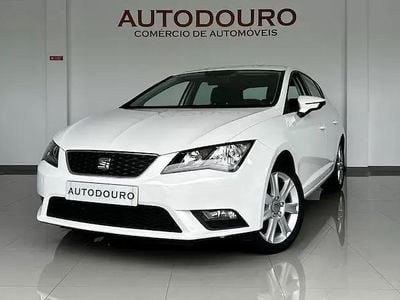 Usado Seat Leon Reference 105 HP (77 kW) 2014 Branco Citadino