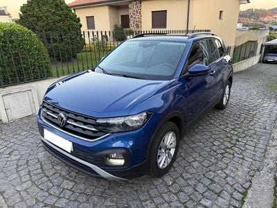 Usado VW T-Cross 95 HP (69 kW) 2022 Azul SUV
