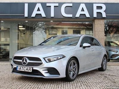 Usado Mercedes A180 AMG line 116 HP (85 kW) 2021 Cinza Sedan