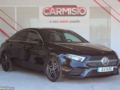 Preto Usado 2019 Mercedes A180 AMG line Sedan | € 21.900 (Preço justo)