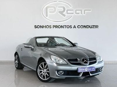 Usado Mercedes SLK200 Chrome 183 HP (134 kW) 2008 Cinzento Cabrios