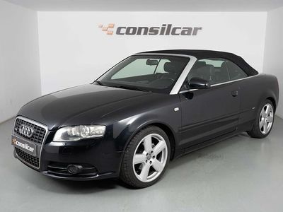 Usado Audi A4 Cabriolet S-Line 140 HP (102 kW) 2008 Preto Cabrios