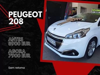 Branco Usado 2017 Peugeot 208 Style Citadino | € 7.900 (Preço justo)