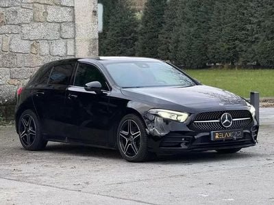 Preto Usado 2020 Mercedes A180 AMG line | € 26.499 (Bom preço)
